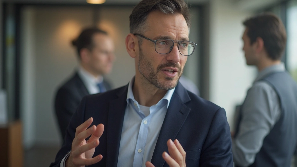 Professional die effectief communiceert met een collega uit een ander land