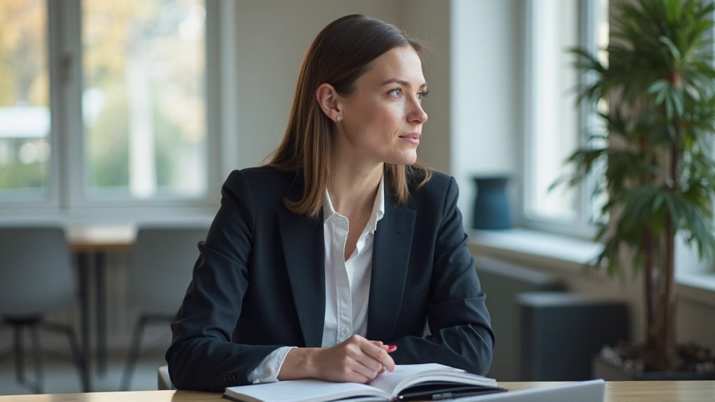 Professioneel in diepe gedachten, reflecterend op culturele verschillen en persoonlijke groei
